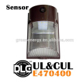 ETL cETL IP65 CRI>80 12W High Efficiency 900lm LED Wall Pack Light With Photo Sensor